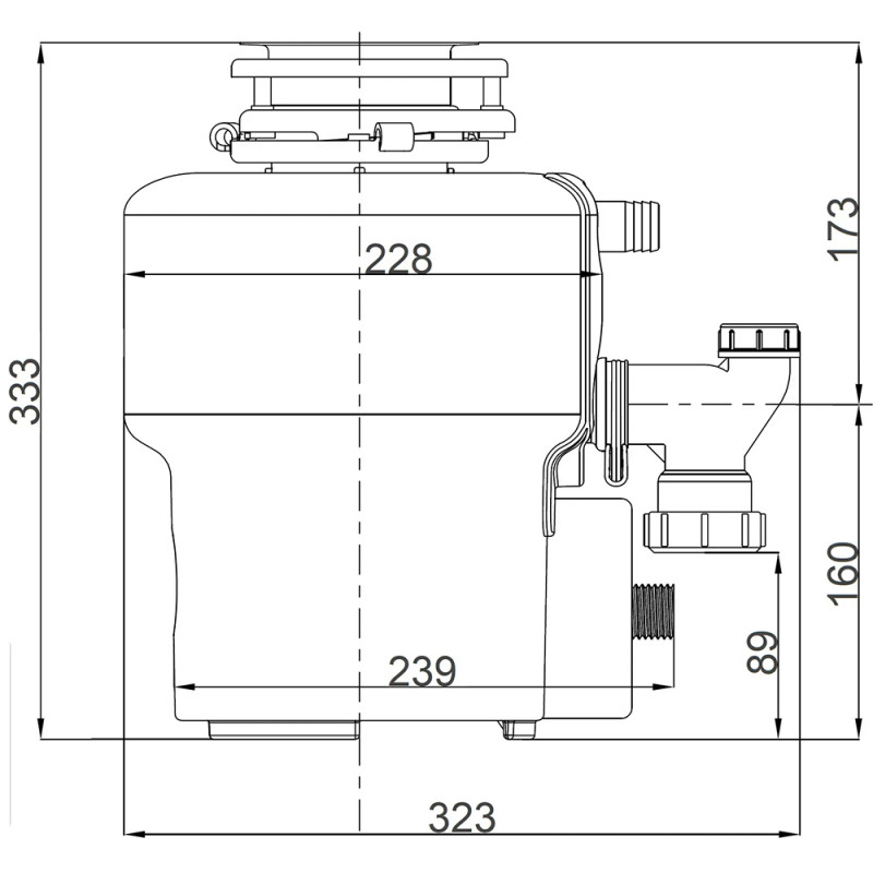 Утилізатор Fabiano HULK BLDC Max