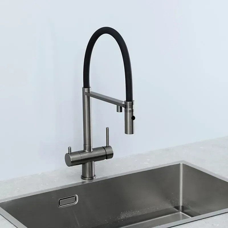 Кухонний змішувач Fabiano FKM 3130 Black Steel