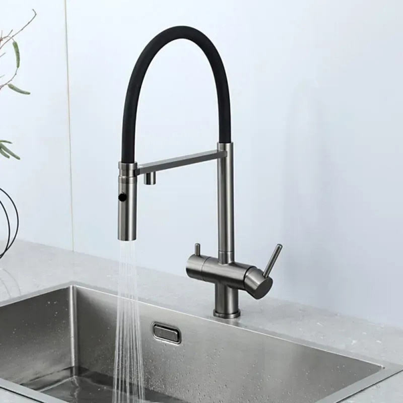 Кухонний змішувач Fabiano FKM 3130 Black Steel