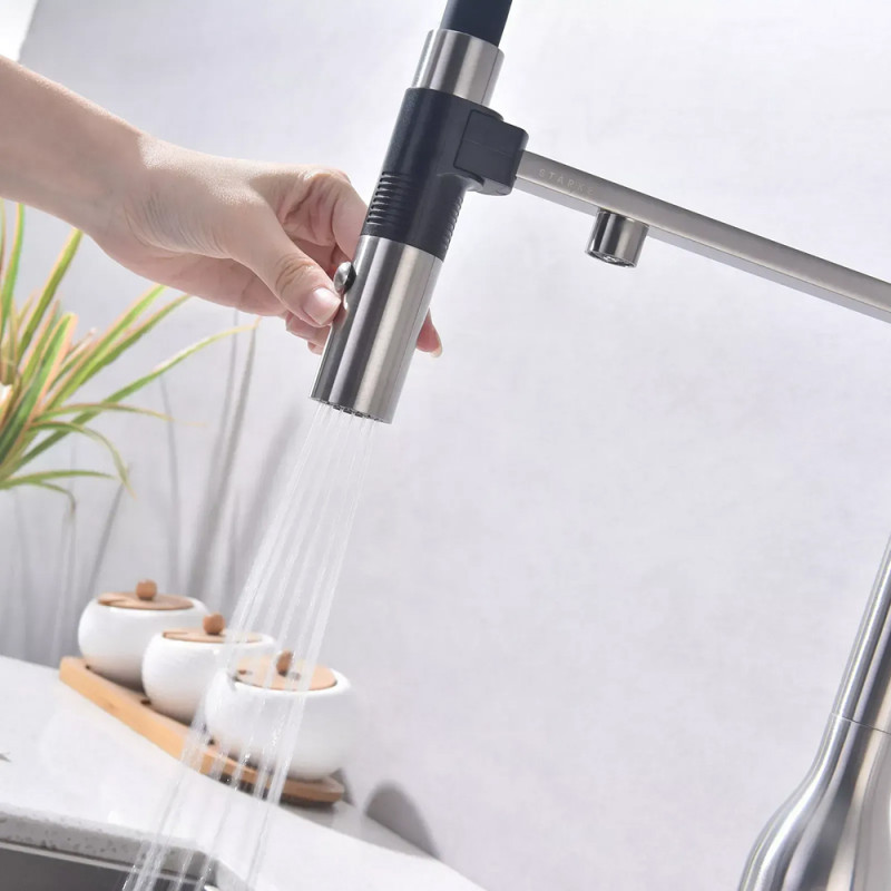 Кухонний змішувач Fabiano FKM 3129 Inox