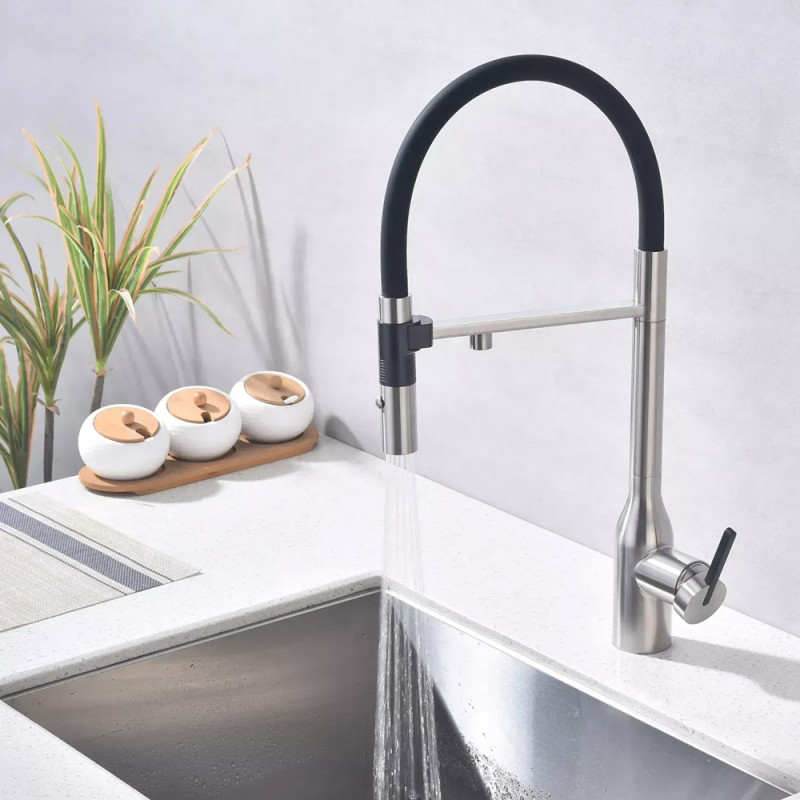 Кухонний змішувач Fabiano FKM 3129 Inox