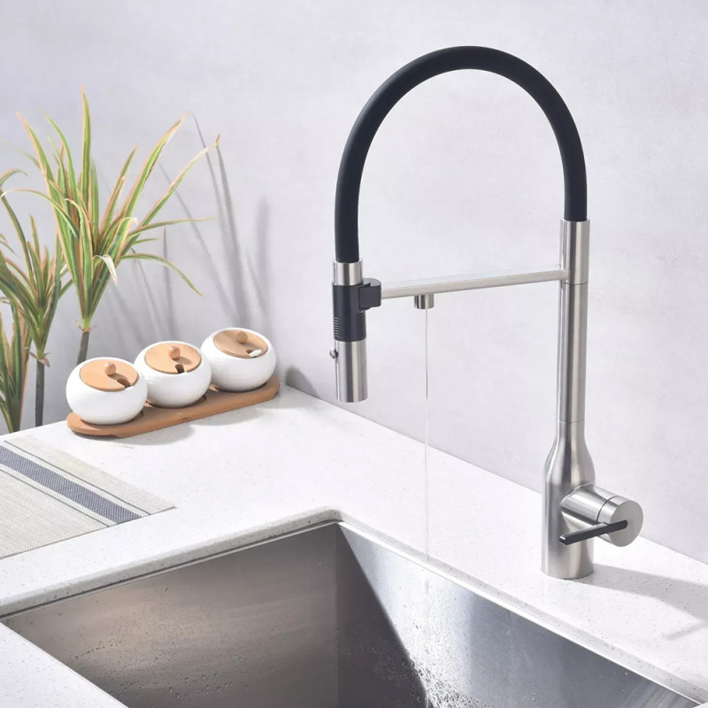Кухонний змішувач Fabiano FKM 3129 Inox