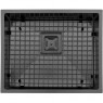 Нержавіюча кухонна мийка Fabiano Quadro 53 Celldecor Nano Graphite